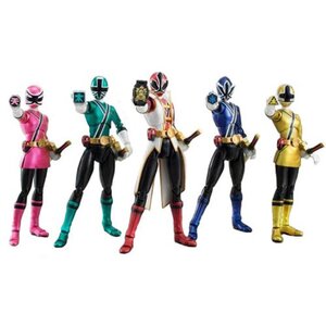 S.H.Figuarts SDCC Power Rangers Samurai Action Figure 5-Pack