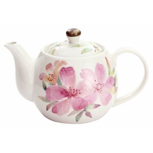 Hana Kaori Mino Ware Azalea Teapot