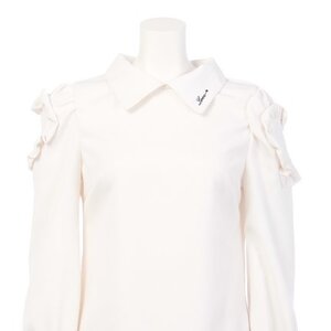 Swankiss Heart Sleeve Blouse White