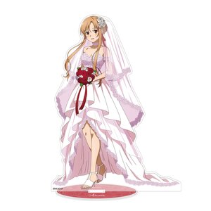 Sword Art Online Large Acrylic Stand Asuna: Wedding Dress Ver. [Pre-order]