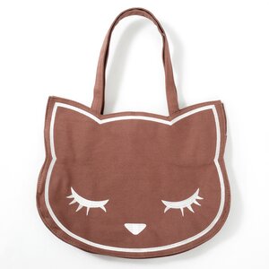 Osumashi Pooh-chan Canvas Tote Bags Brown