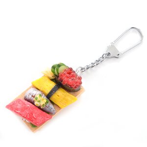 Food Sample Collection Vol.1 4-piece Sushi Keychain