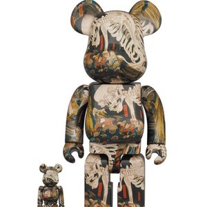 BE@RBRICK Utagawa Kuniyoshi The Haunted Old Palace at Soma 100% & 400% Set