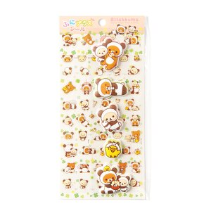 Rilakkuma Panda de Goron Funi Plus Stickers