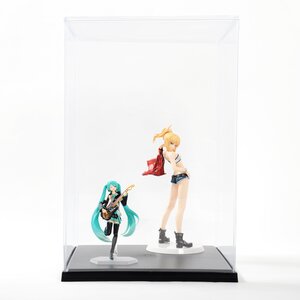 Plastic Model Cover Square Black Large