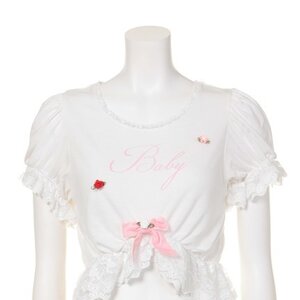 Swankiss Baby Rose T-Shirt White