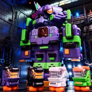Neon Genesis Evangelion x Wasa Super Train Combined Robot EVA206 Collaboration Series Box Set [Pre-order]