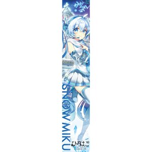Snow Miku x Hirohako Long Towel Collection Art by Toshi Kurisu