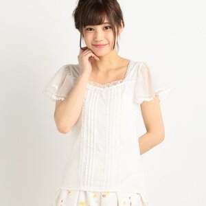 LIZ LISA Flared Sleeve Top White