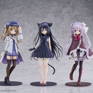 Hoshizora Tetsudou to Shiro no Tabi Noir Karuha Neri 1/7 Scale Figure (Complete Set) w/ Bonus: Acrylic Key Chain / Original White Board [Pre-order]