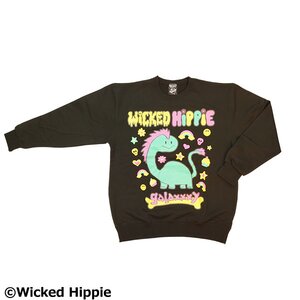 galaxxxy Wicked Hippie x galaxxxy Sweatshirt Black