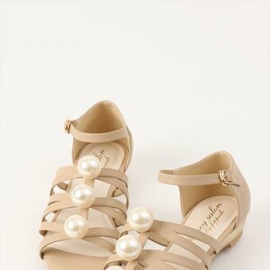 Honey Salon Big Pearl Sandals (Beige) 24 cm