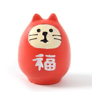 concombre Lucky Daruma Cat Red