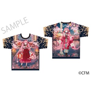 Sakura Miku x Hirohako Full Graphic T-shirt Hirohako 2025 Art by iXima