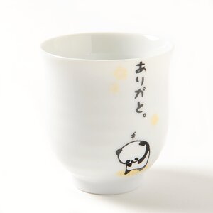 Hitokoto Animal Tea Cups (Panda) Arigato