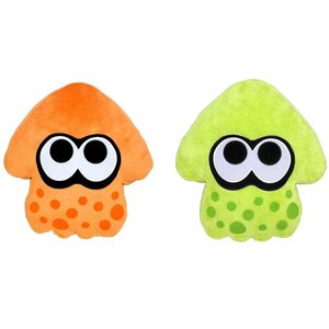 Splatoon Cushions Orange & Green Set