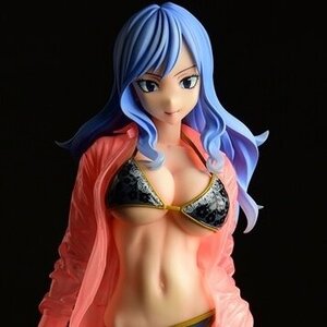 Fairy Tail Juvia Lockser: Gravure Style Black Bikini See-Through Shirt SP 1/6 Scale Figure [Pre-order]