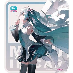 Hatsune Miku Happy 16th Birthday Ver. Sticker Miku in car