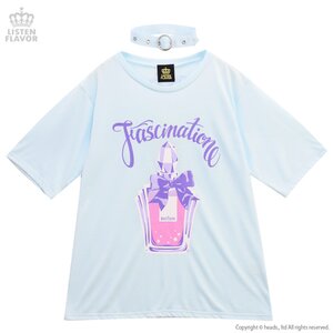 LISTEN FLAVOR Fascination Perfume Cutsew w/ Choker Mint