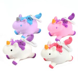 Squishy Unicorn Keychain Collection Complete Set