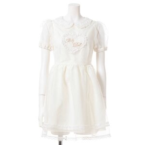 Swankiss Heart Flower Dress White