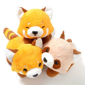 Yochi-yochi Lesser Panda-chan Plush Collection (Big) Complete Set + Mini Plushie