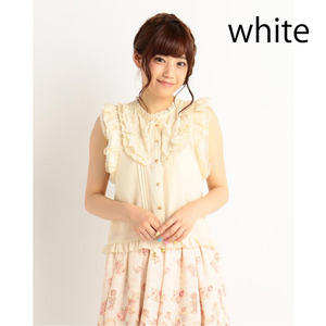 LIZ LISA Chiffon Blouse White