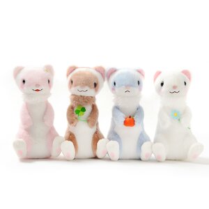 Ferret Mori no Feru Plushies (Standard) Complete Set + Mini Plushie
