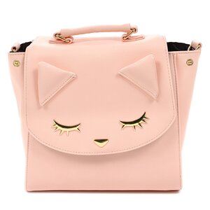 Pooh-chan Tail 3-Way Mini Backpack Pink