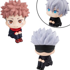 Look Up Series Jujutsu Kaisen Yuji Itadori & Satoru Gojo w/ Bonus Cushion
