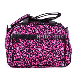 Hello Kitty Pink Leopard Print Duffle Bag SANTB1117