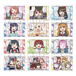 Nijiyon -Love Live! Nijigasaki High School Idol Club Yon Koma- Square Trading Pin Badges Complete Box Set