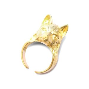 Lilou Animal Head Ring Size 11 Wolf