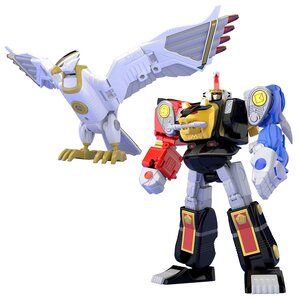 Super Minipla Mighty Morphin Alien Rangers Ninja Megazord & White Ninja Falconzord