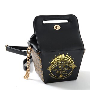 Flapper Cake Box Purse Black