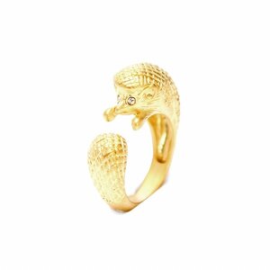 Lilou Animal Tail Armadillo Ring Size 11