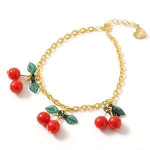 gargle Sweet Cherry Bracelets Red