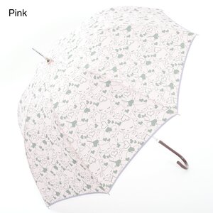 Love Pooh-chan Umbrella (Rain/UV Protective) Pink
