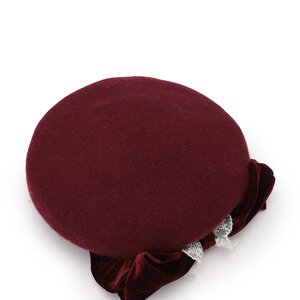 LIZ LISA Ribbon Beret Bordeaux