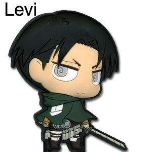 Attack on Titan Super Deformed PVC Paper Clips Levi