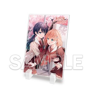 Love Live! Hasu no Sora Jogakuin School Idol Club Kaho & Sayaka Mini Acrylic Plate