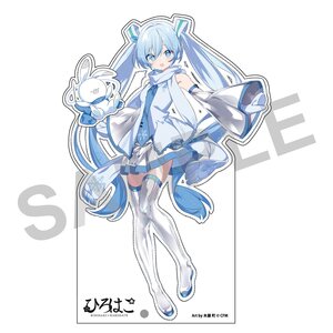 Snow Miku x Hirohako Mega Desktop Stand Hirosaki Art by Kiya Machi