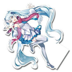 Vocaloid x NewDays Small Acrylic Stand Collection Snow Miku (Kihiro Yuzuki Ver.)