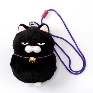 Hige Manjyu Cat Plush Coin Pochettes Kuromame