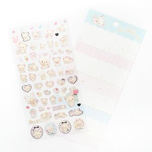 Rilakkuma Sweet Dream of Korilakkuma Stickers Blue