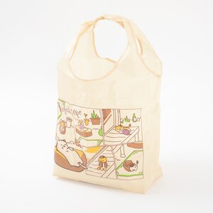 Neko Atsume Shopping Bag Beige