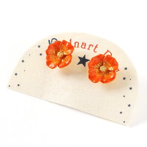 Palnart Poc Red Poppy Earrings