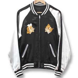 Hatsune Miku Kagamine Rin/Len Black Sukajan Jacket L