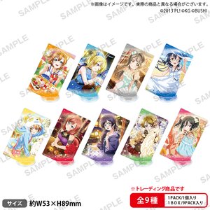 Love Live! School Idol Festival μ's Birthday Ver. Trading Square Acrylic Stand Complete Box Set