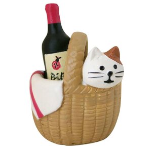 concombre Hanami Mini Figures 1/3 Kitten with Wine